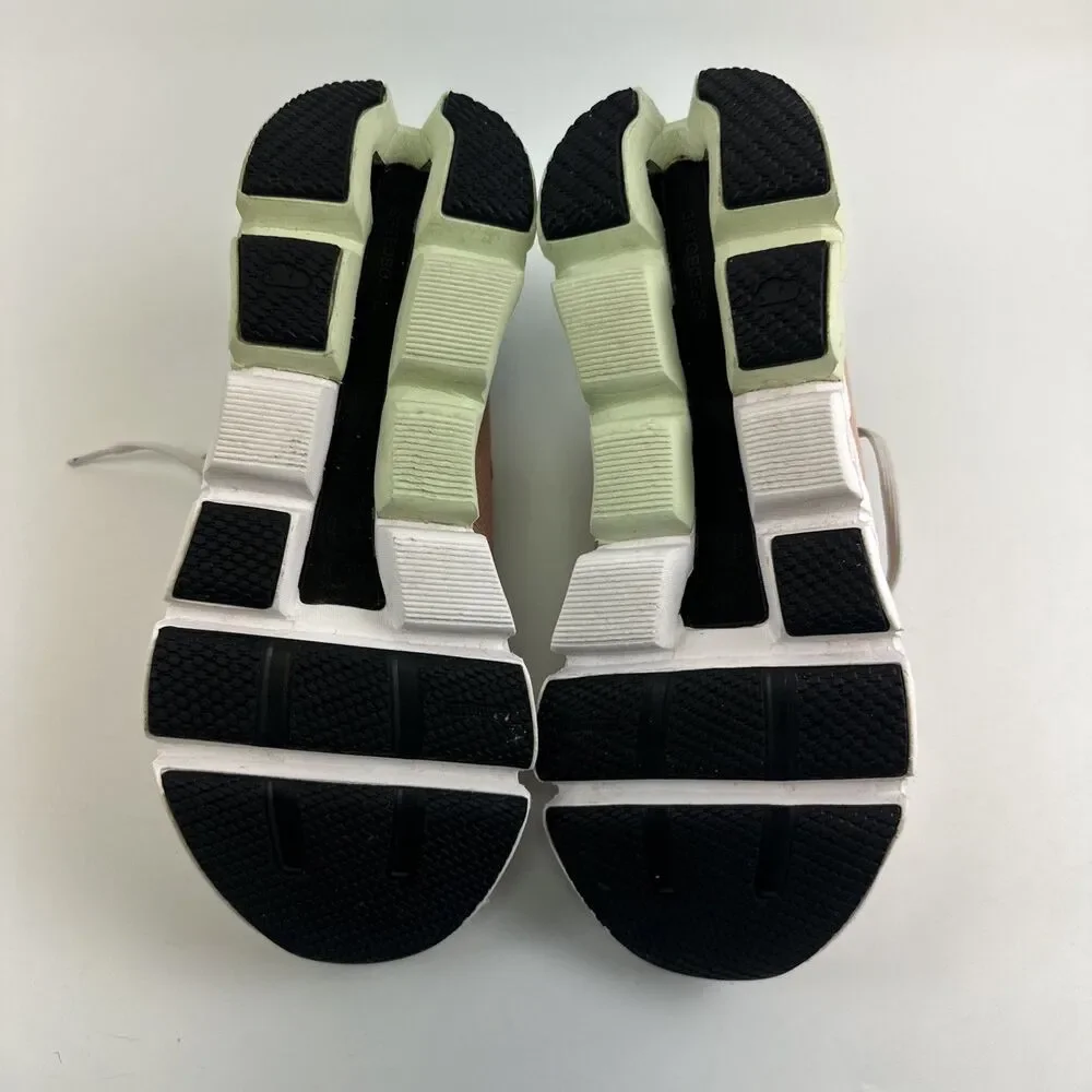 On Running Cloudflyer 4 Sneaker Peach‎ Aloe Swiss Performance Comfort Womens 8.5